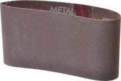 Norton - 3-1/2" Wide x 15-1/2" OAL, 220 Grit, Aluminum Oxide Abrasive Belt - Aluminum Oxide, Very Fine, Coated, Series R228 - Apex Tool & Supply