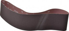 Norton - 4" Wide x 48" OAL, 100 Grit, Aluminum Oxide Abrasive Belt - Aluminum Oxide, Fine, Coated, Series R228 - Apex Tool & Supply