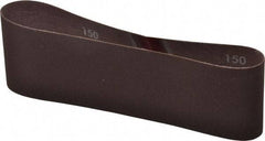 Norton - 3" Wide x 21" OAL, 150 Grit, Aluminum Oxide Abrasive Belt - Aluminum Oxide, Very Fine, Coated, Series R228 - Apex Tool & Supply