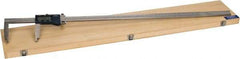 Fowler - 0 to 1,000mm Range, 0.01mm Resolution, Electronic Caliper - 4.9" Jaws, 10mm Accuracy, Serial Output - Apex Tool & Supply