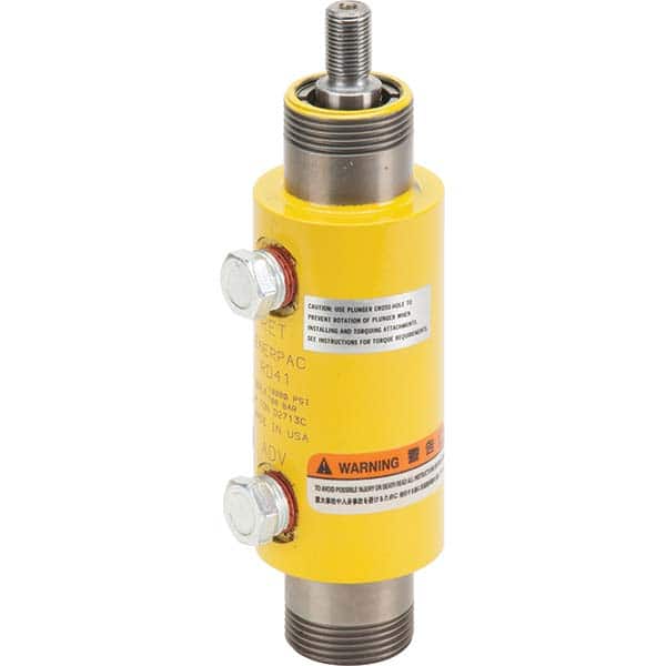 Enerpac - Compact Hydraulic Cylinders Type: Double Acting Mounting Style: Base Mounting Holes - Apex Tool & Supply