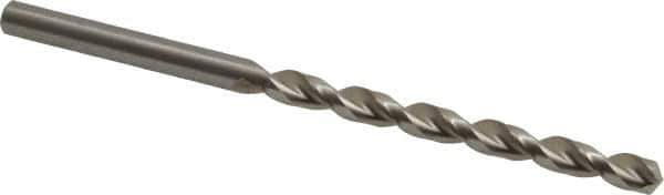 Chicago-Latrobe - #16 135° High Speed Steel Jobber Drill - Bright Finish, Right Hand Cut, Parabolic Flute, Straight Shank, 3-3/8" OAL, Notched Point - Apex Tool & Supply