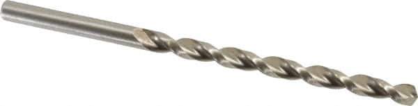Chicago-Latrobe - #19 135° High Speed Steel Jobber Drill - Bright Finish, Right Hand Cut, Parabolic Flute, Straight Shank, 3-1/4" OAL, Notched Point - Apex Tool & Supply