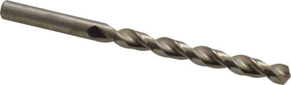 Chicago-Latrobe - Letter L 135° High Speed Steel Jobber Drill - Bright Finish, Right Hand Cut, Parabolic Flute, Straight Shank, 4-1/4" OAL, Notched Point - Apex Tool & Supply