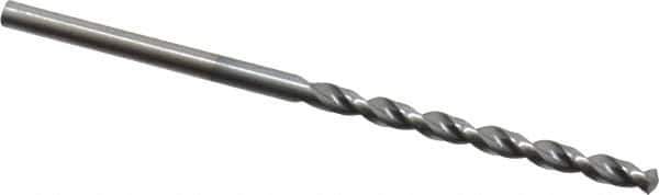 Chicago-Latrobe - 3/32" 135° High Speed Steel Jobber Drill - TiCN Finish, Right Hand Cut, Parabolic Flute, Straight Shank, 2-1/4" OAL, Notched Point - Apex Tool & Supply