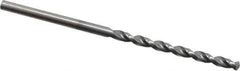 Chicago-Latrobe - 3/32" 135° High Speed Steel Jobber Drill - TiCN Finish, Right Hand Cut, Parabolic Flute, Straight Shank, 2-1/4" OAL, Notched Point - Apex Tool & Supply