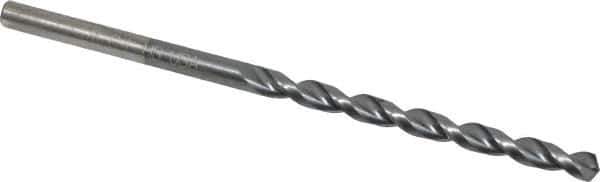 Chicago-Latrobe - 1/8" 135° High Speed Steel Jobber Drill - TiCN Finish, Right Hand Cut, Parabolic Flute, Straight Shank, 2-3/4" OAL, Notched Point - Apex Tool & Supply
