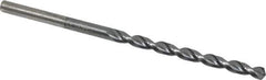 Chicago-Latrobe - 1/8" 135° High Speed Steel Jobber Drill - TiCN Finish, Right Hand Cut, Parabolic Flute, Straight Shank, 2-3/4" OAL, Notched Point - Apex Tool & Supply
