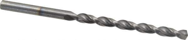 Chicago-Latrobe - 11/64" 135° High Speed Steel Jobber Drill - TiCN Finish, Right Hand Cut, Parabolic Flute, Straight Shank, 3-1/4" OAL, Notched Point - Apex Tool & Supply
