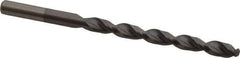 Chicago-Latrobe - Letter E (1/4) 135° High Speed Steel Jobber Drill - TiCN Finish, Right Hand Cut, Parabolic Flute, Straight Shank, 4" OAL, Notched Point - Apex Tool & Supply