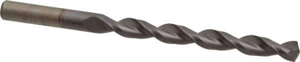 Chicago-Latrobe - 5/16" 135° High Speed Steel Jobber Drill - TiCN Finish, Right Hand Cut, Parabolic Flute, Straight Shank, 4-1/2" OAL, Notched Point - Apex Tool & Supply