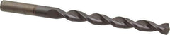 Chicago-Latrobe - 5/16" 135° High Speed Steel Jobber Drill - TiCN Finish, Right Hand Cut, Parabolic Flute, Straight Shank, 4-1/2" OAL, Notched Point - Apex Tool & Supply