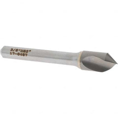 OSG - 3/8" Head Diam, 1/4" Shank Diam, 1 Flute 82° Solid Carbide Countersink - Apex Tool & Supply