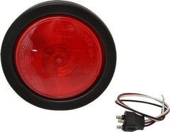 Peterson - 4" Long, 25 Watt, 2.1 Amp, Red Sealed Lighting Stop, Turn & Tail Light - 12 Volts, Includes Grommet, Light & Pigtail - Apex Tool & Supply