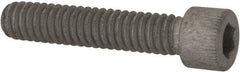 Armor Coat - 1/4-20 UNC Hex Socket Drive, Socket Cap Screw - Alloy Steel, Armor Coat Finish, Fully Threaded, 1-1/4" Length Under Head - Apex Tool & Supply