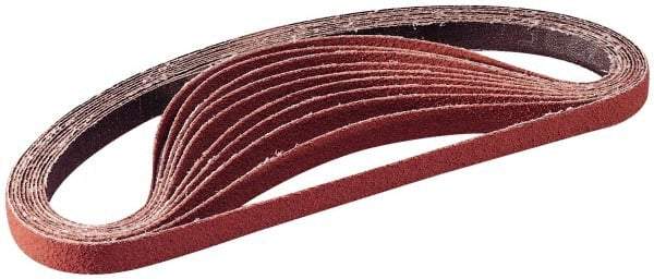 3M - 2" Wide x 132" OAL, 80 Grit, Ceramic Abrasive Belt - Ceramic, Medium, Coated, YF Weighted Cloth Backing, Wet/Dry, Series 777F - Apex Tool & Supply