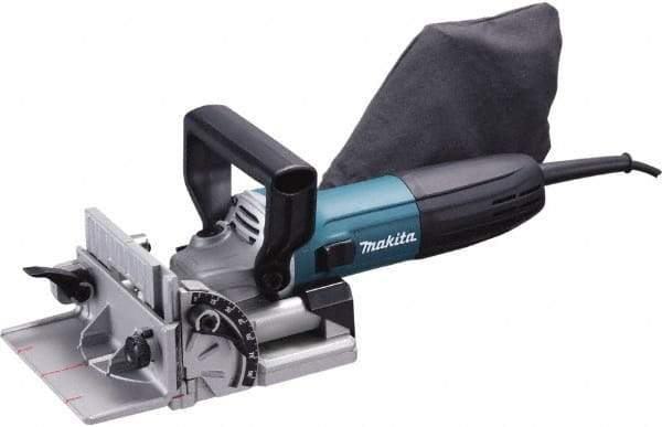 Makita - Power Planers & Joiners Type: Plate Joiner Kit Depth of Cut (Inch): 3/4 - Apex Tool & Supply