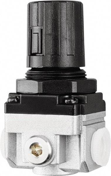 PRO-SOURCE - 1 NPT Port, 210 CFM, Heavy-Duty Regulator - 7 to 145 psi Range, 220 Max psi Supply Pressure, 1/4" Gauge Port Thread, 3.54" Wide x 6.97" High - Apex Tool & Supply