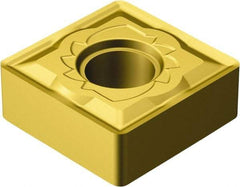 Sandvik Coromant - SNMG432 SM Grade S05F Carbide Turning Insert - TiCN/Al2O3/TiN Finish, 90° Square, 1/2" Inscr Circle, 3/16" Thick, 1/32" Corner Radius - Apex Tool & Supply