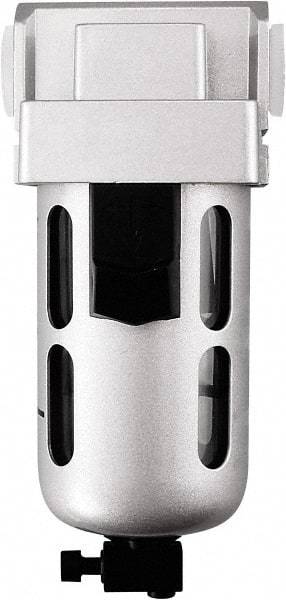 PRO-SOURCE - 1" Port, 10.24" High x 3.54" Wide, Heavy-Duty FRL Filter with Polycarbonate Bowl & Manual Drain - 230 SCFM, 145 Max psi, 140°F Max, Modular Connection, Bowl Guard, 5.6 oz Bowl Capacity - Apex Tool & Supply