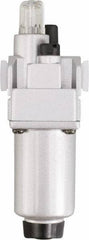 PRO-SOURCE - 1/2" NPT, 290 Max psi Standard Modular Lubricator - Aluminum Bowl, Aluminum Die Cast Body, 200 CFM, 140°F Max Temp, 2-3/4" Wide x 9.45" High - Apex Tool & Supply