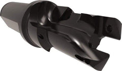 Allied Machine and Engineering - 22 to 24mm Diam, Straight Shank, 25.4mm Body Shank Diam, Combo Chamfer and Countersink Drill - TCMT 110204 Insert, 117.87mm OAL - Apex Tool & Supply
