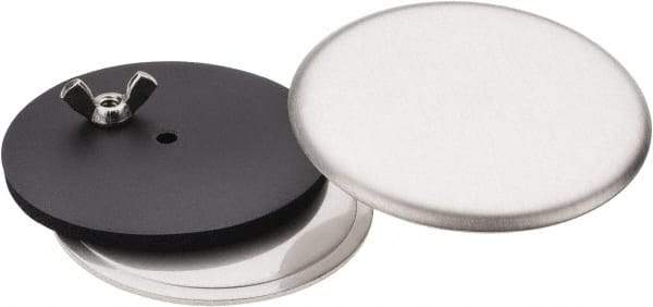 nVent Hoffman - 2" Conduit, 4, 12, 13, 3R, 4X NEMA Rated, Electrical Enclosure Stainless Steel Hole Seal - For Use with Enclosure Wall, CSA File 42186/IEC 60529/UL 508A/UL File E61997, Includes Oil-Resistant Gasket - Apex Tool & Supply