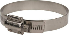 IDEAL TRIDON - SAE Size 412, 3-1/4 to 4-1/8" Diam, Stainless Steel High Torque Worm Drive Clamp - 5/8" Wide, Material Grade 304, Series 60 - Apex Tool & Supply