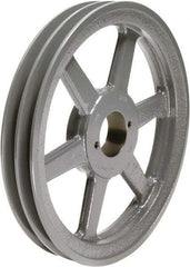 TB Wood's - 2 Groove, 1/2 to 1-1/2 Bore Diam, 11-3/4" Outside Diam, QD Bushed V Belt Sheave - 11.0 A Diam Belt Pitch - Apex Tool & Supply