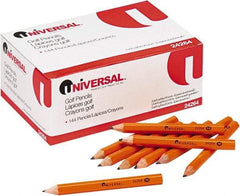 UNIVERSAL - Lead #2 Golf & Pew Pencil - Yellow - Apex Tool & Supply