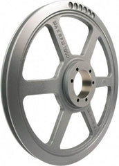 TB Wood's - 1 Groove, 1/2 to 2-1/2 Bore Diam, 15-3/4" Outside Diam, QD Bushed V Belt Sheave - 15.0 A Diam Belt Pitch - Apex Tool & Supply