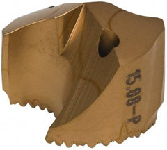 Seco - Series SD100, 15.88mm Diam 140° Replaceable Drill Tip - Carbide, TiAlN Finish, Through Coolant - Apex Tool & Supply