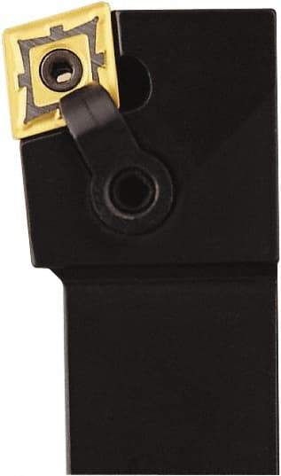 Seco - MCKN, Right Hand Cut, 75° Lead Angle, 1-1/4" Shank Height x 1-1/4" Shank Width, Negative Rake Indexable Turning Toolholder - 6" OAL, CNMG 643 Insert Compatibility, Series Multi-Directional Turning (MDT) - Apex Tool & Supply