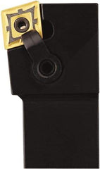 Seco - MCKN, Right Hand Cut, 75° Lead Angle, 1-1/4" Shank Height x 1-1/4" Shank Width, Negative Rake Indexable Turning Toolholder - 6" OAL, CNMG 643 Insert Compatibility, Series Multi-Directional Turning (MDT) - Apex Tool & Supply