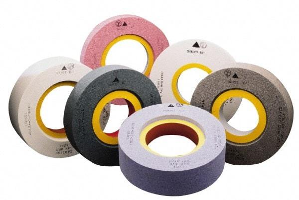 Camel Grinding Wheels - 20" Diam x 10" Hole x 3" Wide Centerless & Cylindrical Grinding Wheel - 46 Grit, Aluminum Oxide, Type 7, Coarse Grade, Vitrified Bond, Two Side Recess - Apex Tool & Supply