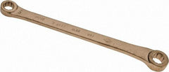 Ampco - 1/2" x 9/16" 12 Point Offset Box Wrench - Double End, 9-1/2" OAL, Aluminum Bronze - Apex Tool & Supply
