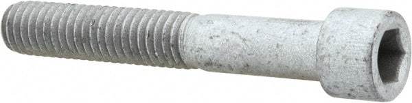 Armor Coat - 3/8-16 UNC Hex Socket Drive, Socket Cap Screw - Alloy Steel, Armor Coat Finish, Partially Threaded, 2-1/2" Length Under Head - Apex Tool & Supply