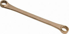 Ampco - 13/16" x 7/8" 12 Point Offset Box Wrench - Double End, 12-1/4" OAL, Aluminum Bronze - Apex Tool & Supply