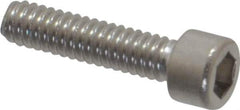Made in USA - #2-56 UNC Hex Socket Drive, Socket Cap Screw - Grade 18-8 Stainless Steel, Uncoated, 3/8" Length Under Head - Apex Tool & Supply