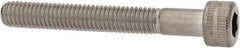 Made in USA - #10-32 UNF Hex Socket Drive, Socket Cap Screw - Grade 18-8 Stainless Steel, Uncoated, 1-1/2" Length Under Head - Apex Tool & Supply