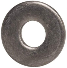 Made in USA - #0 Screw, Grade 300 Stainless Steel Standard Flat Washer - 0.078" ID x 0.188" OD, 0.016" Thick, Passivated Finish, Meets Military Specifications - Apex Tool & Supply