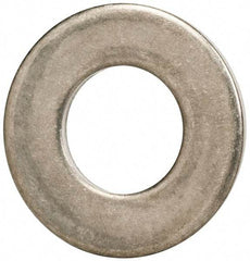 Made in USA - 3/8" Screw, Grade 300 Stainless Steel Standard Flat Washer - 0.405" ID x 0.812" OD, 0.051" Thick, Passivated Finish, Meets Military Specifications - Apex Tool & Supply