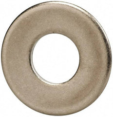 Made in USA - 3/8" Screw, Grade 300 Stainless Steel Standard Flat Washer - 0.438" ID x 1" OD, 0.064" Thick, Passivated Finish, Meets Military Specifications - Apex Tool & Supply