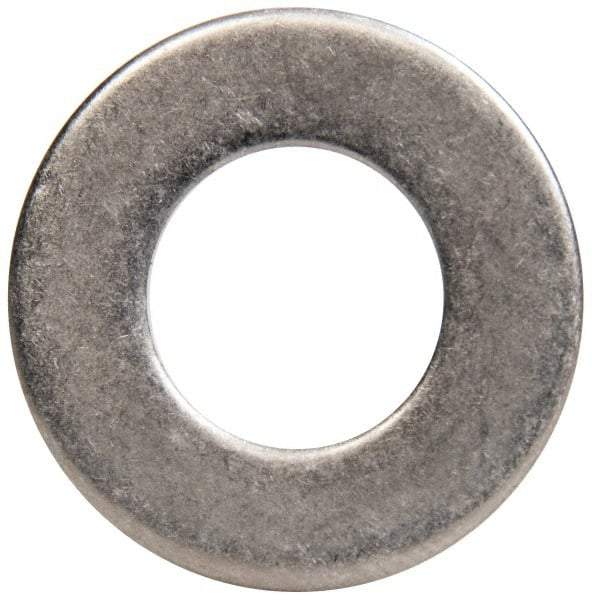 Made in USA - 7/16" Screw, Grade 300 Stainless Steel Standard Flat Washer - 0.469" ID x 0.922" OD, 0.051" Thick, Passivated Finish, Meets Military Specifications - Apex Tool & Supply