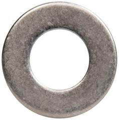 Made in USA - 7/16" Screw, Grade 300 Stainless Steel Standard Flat Washer - 0.469" ID x 0.922" OD, 0.051" Thick, Passivated Finish, Meets Military Specifications - Apex Tool & Supply