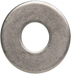 Made in USA - 7/16" Screw, Grade 300 Stainless Steel Standard Flat Washer - 1/2" ID x 1-1/4" OD, 0.064" Thick, Plain Finish, Meets Military Specifications - Apex Tool & Supply
