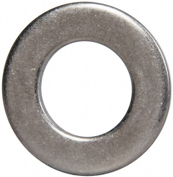 Made in USA - 3/4" Screw, Grade 300 Stainless Steel Standard Flat Washer - 0.812" ID x 1.469" OD, 0.108" Thick, Plain Finish, Meets Military Specifications - Apex Tool & Supply