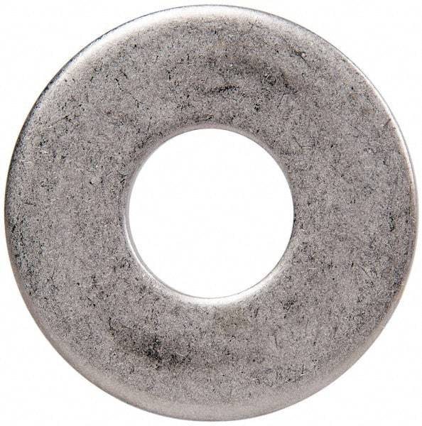 Made in USA - 3/4" Screw, Grade 300 Stainless Steel Standard Flat Washer - 0.812" ID x 2" OD, 0.122" Thick, Plain Finish, Meets Military Specifications - Apex Tool & Supply