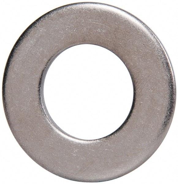 Made in USA - 7/8" Screw, Grade 300 Stainless Steel Standard Flat Washer - 0.938" ID x 1-3/4" OD, 0.108" Thick, Plain Finish, Meets Military Specifications - Apex Tool & Supply