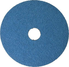 Norton - 7" Diam 7/8" Hole 24 Grit Fiber Disc - Very Coarse Grade, Zirconia Alumina, Series F672 - Apex Tool & Supply